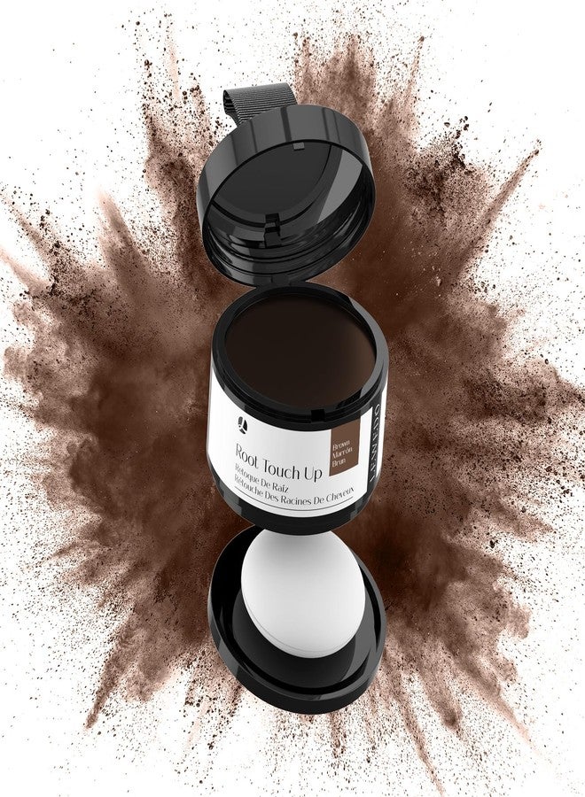 LEWEDO Hairline Powder 24H Stain-Proof, Root Touch Up Hair Color for Gray Coverage,Bald Spot Concealing Hair Shadow Powder for Women & Men,Natural-Looking (Brown) - Image 1